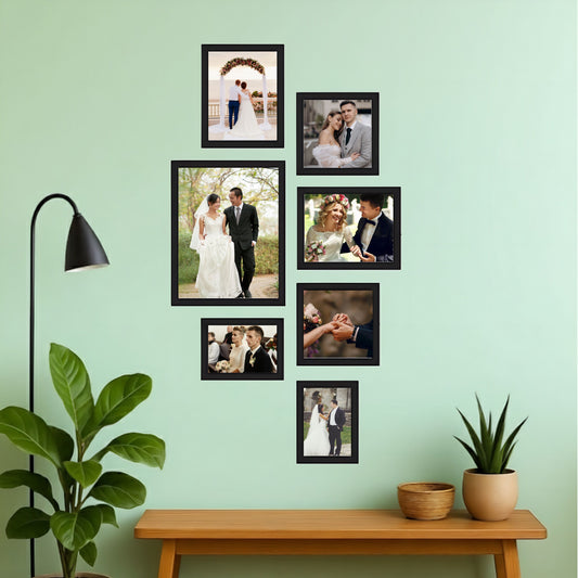 FRAME GALLERY SET OF |2A4| 1 A3| 2A5| 2 6X6 SQUARE FRAMES|